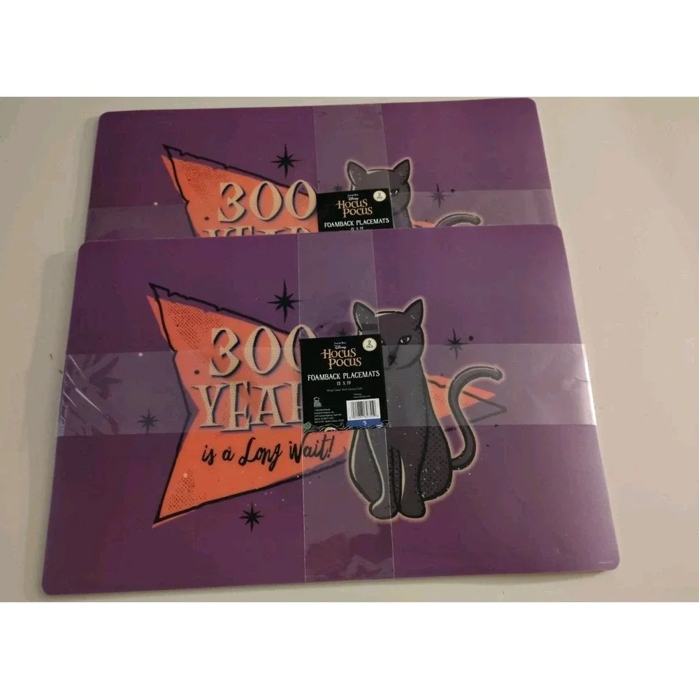 NWT‎ Hocus Pocus Disney Foamback Halloween Placemats 13